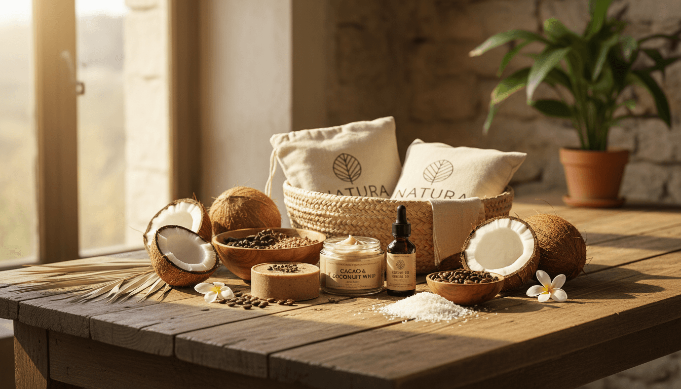 Productos de Ocellus Cosmética Natural: jabones artesanales, champú sólido y cremas naturales